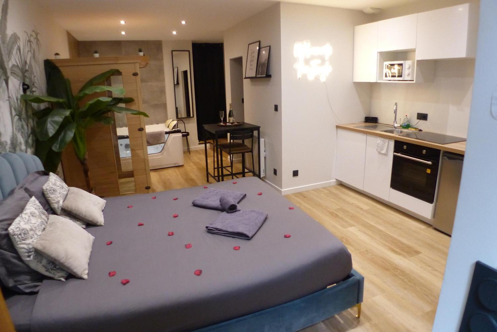 Appartement Balneotherapie Et Sauna Hyper Centre Nantes Dış mekan fotoğraf